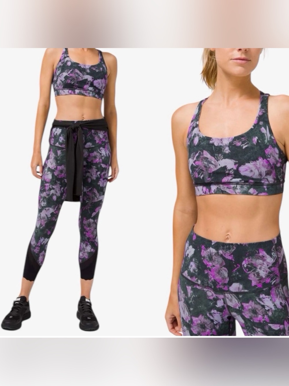 Lululemon Align 25” Leggings and Energy Bra Set Multicolored size 6